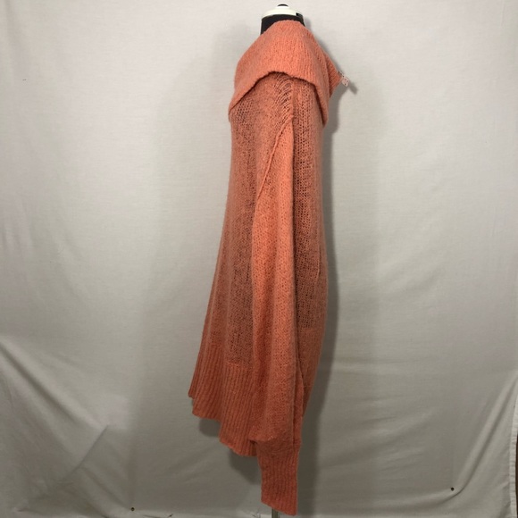 Free People Ophelia Pullover Alpaca Oversized Knit Sweater in Peach M - Picture 10 of 16